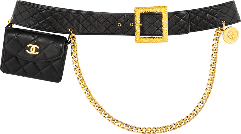 Chanel Boy Chanel Caviarskin Waist bag Belt Bag Black Silver Metal  fit｜su022331｜ALLU UK｜The Home of Pre-Loved Luxury Fashion