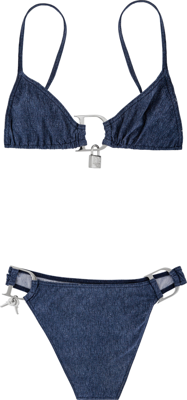 Christian Dior Fall 2001 Denim Saddle Bikini