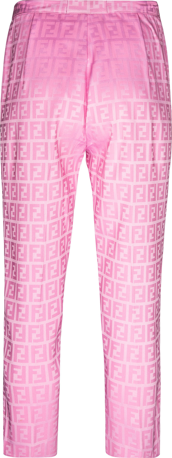 Fendi Pink Zucca Logo Pants