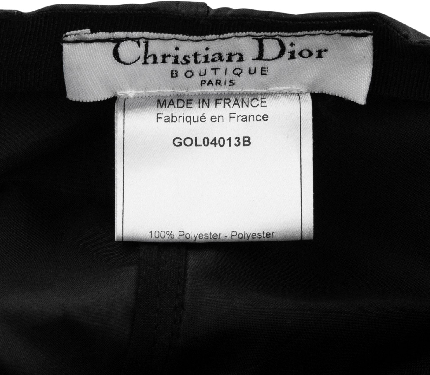 Christian Dior Fall 2004 Golf Collection Embroidered Cap | EL CYCER