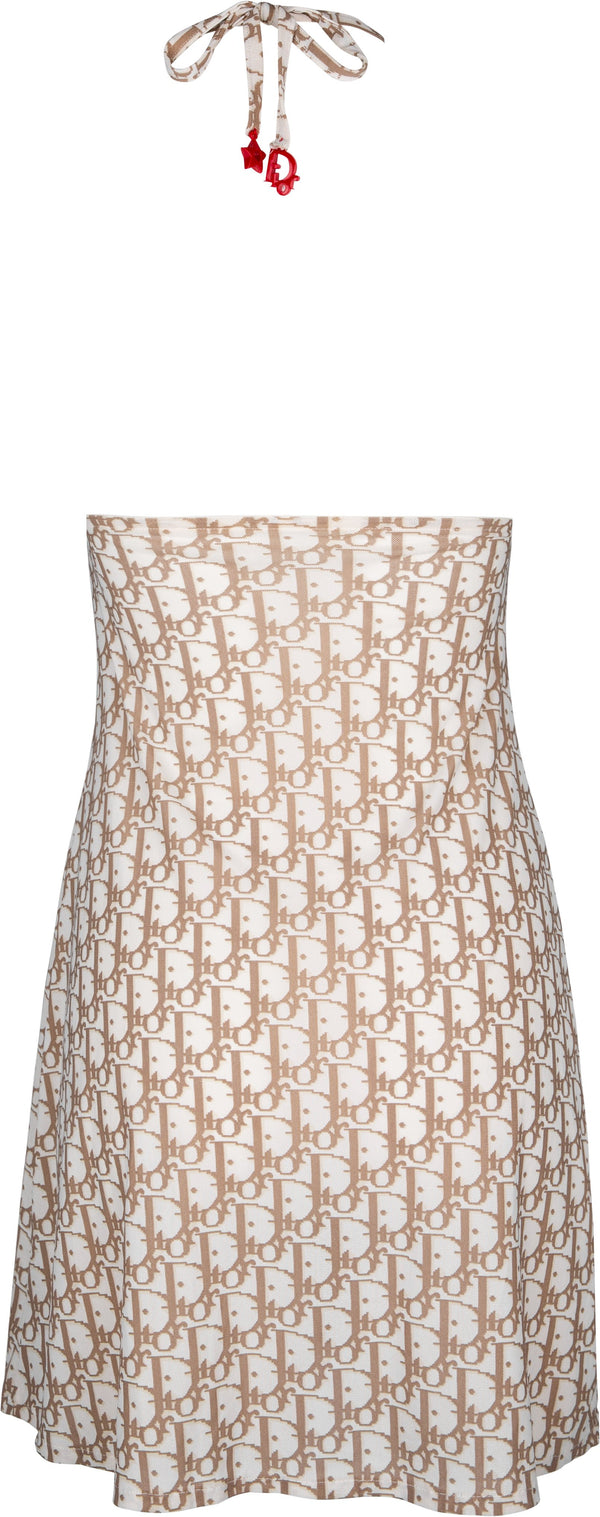 Christian Dior Beige Diorissimo Mini Dress