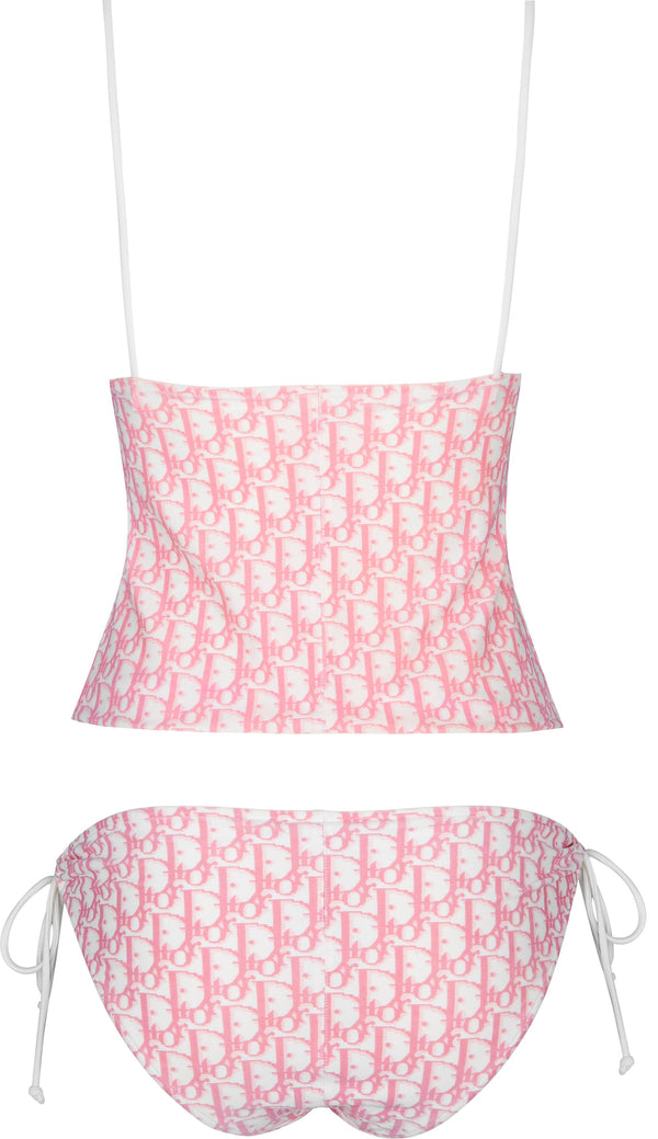 Christian Dior Diorissimo Girly Floral Applique Cami Set