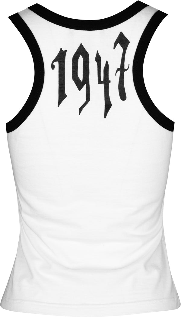 Christian Dior Spring 2002 Runway Gothic Racerback Tank Top