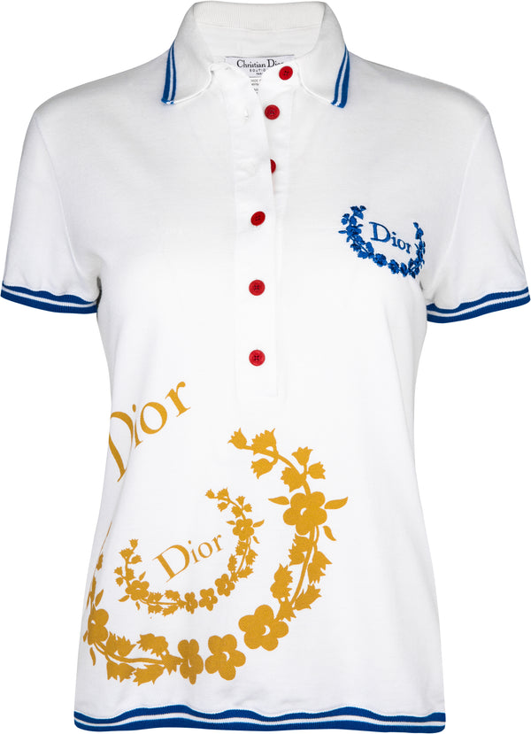 Christian Dior Fall 2004 Golf Collection Polo Top