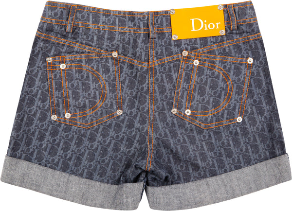 Christian Dior Flight Diorissimo Denim Shorts