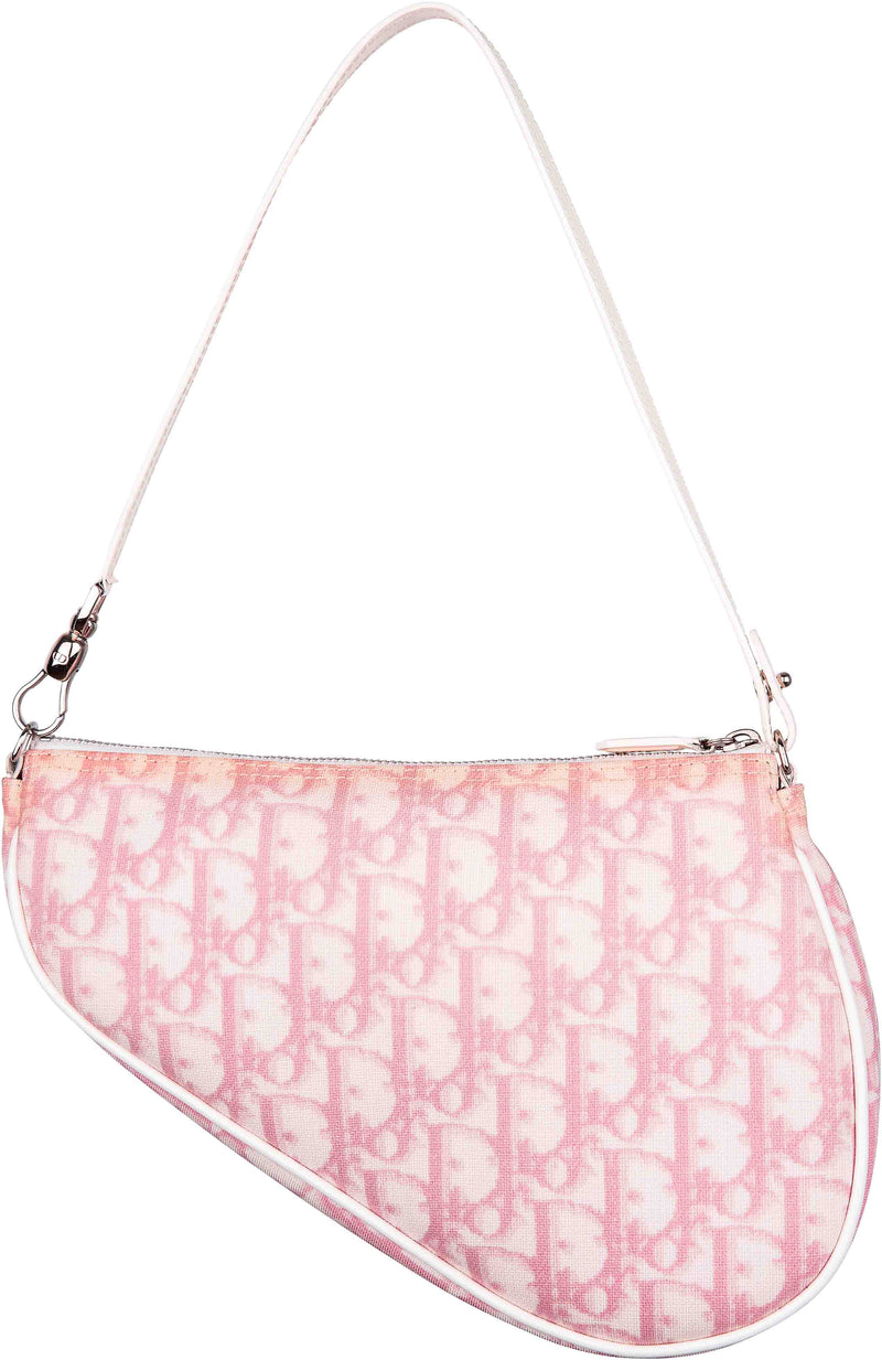 Christian Dior Mini Girly Saddle Bag - Pink Shoulder Bags