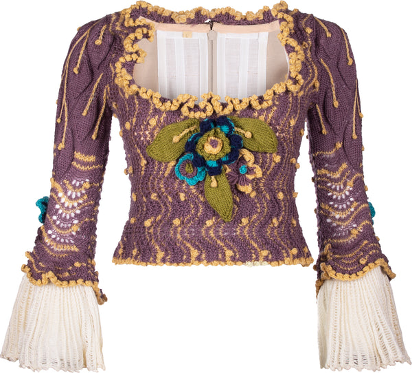 Vivienne Westwood Museum On Liberty Crochet Corset